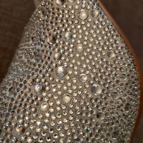 Charles David Formal Rhinestone Crystal Chunky heels - Picture 4 of 13